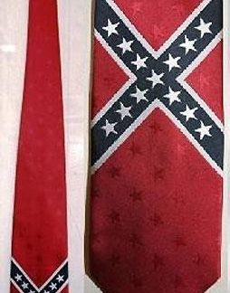 Rebel Confederate flag neck tie 23458
