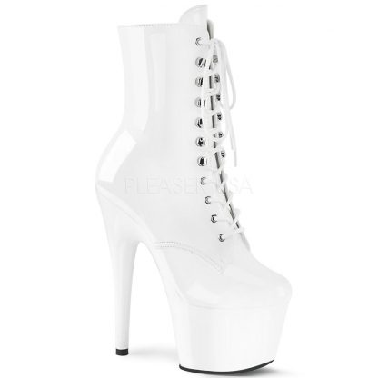 Lace-Up platform ankle boots with 7-inch spike heels Adore-1020
