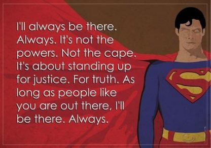 Superman superhero quote