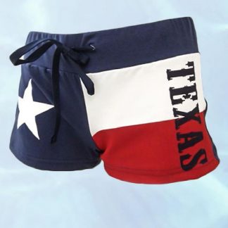 Texas state flag booty shorts BF3TX