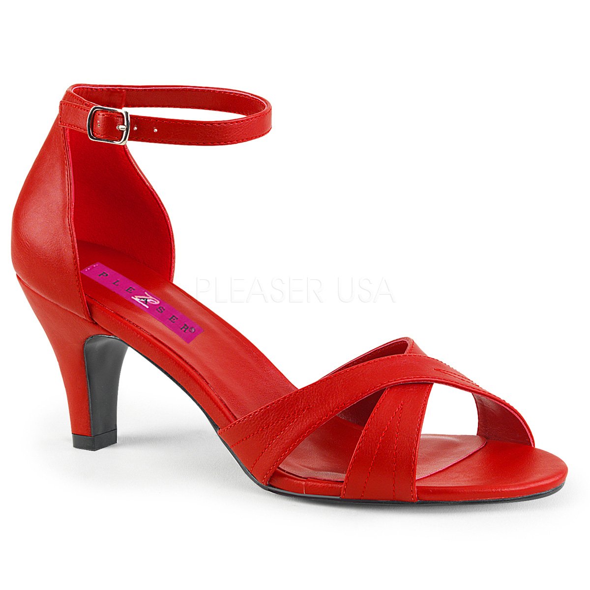 Ankle Strap Sandal with 3-inch Heel 3-colors – RedNeckWear