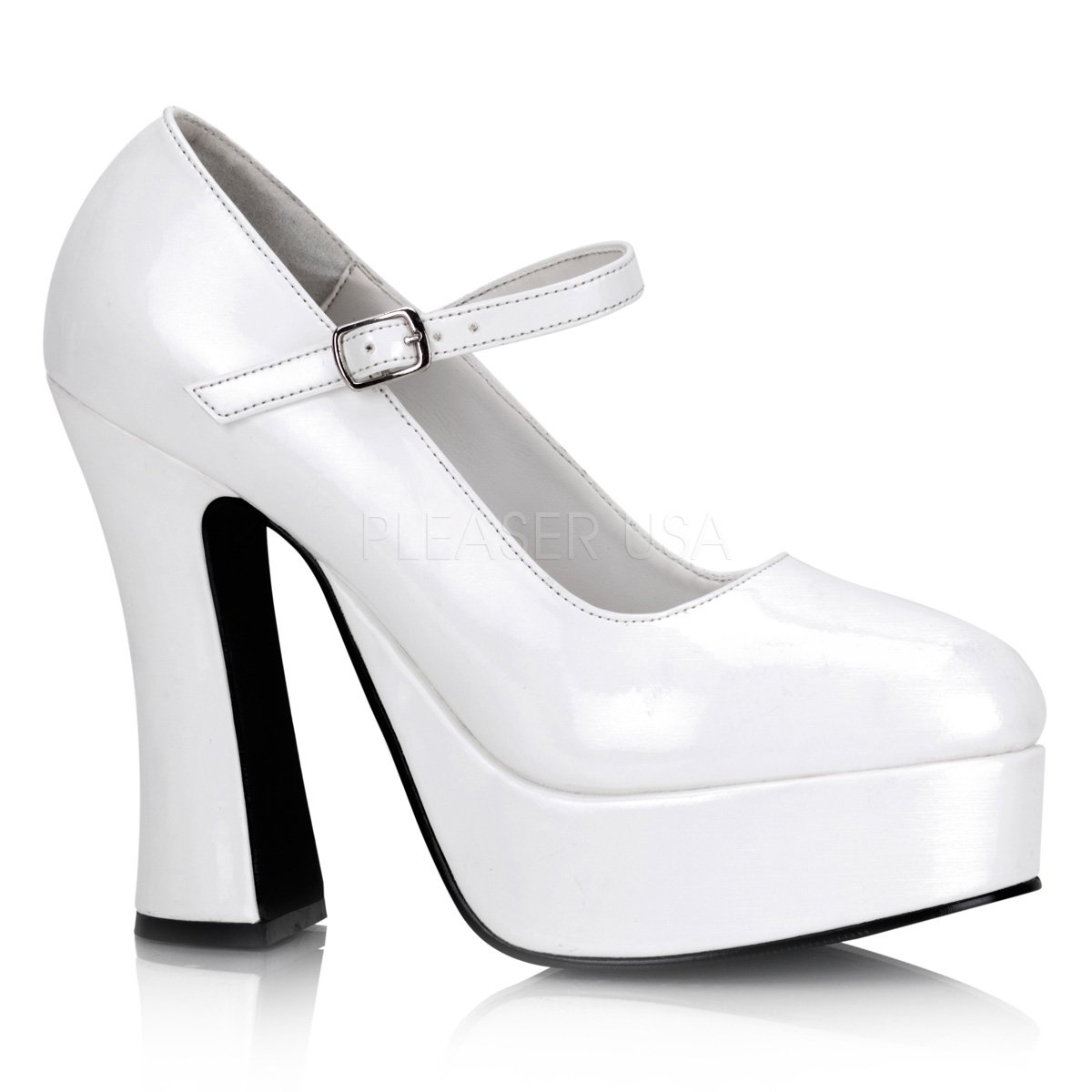 White Platform Heels - Temu