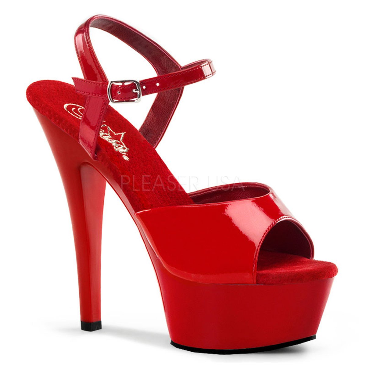 Platform Sandal High Heel Shoe with 6-inch Spike Heel 5-colors ...