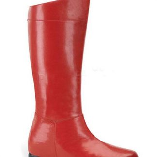 men's superhero red costume boots