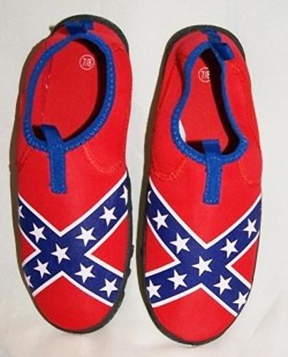 Rebel flag water shoes 100909
