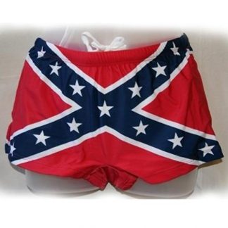 Rebel flag lady's Lycra Dixie shorts 18696