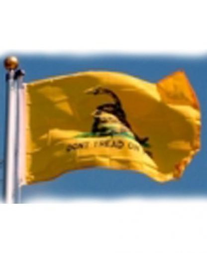 835511 Gadsden -DON'T TREAD ON ME- yellow polyester flag