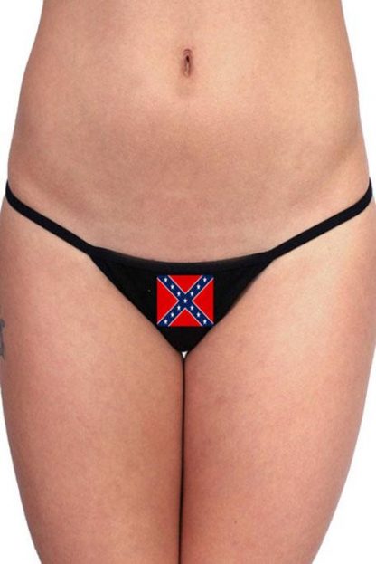 Rebel Confederate flag thong underwear