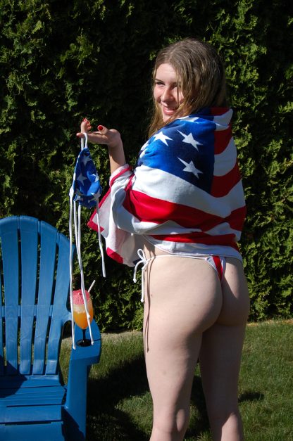 topless American flag side-tie thong bikini STR-TST-USA
