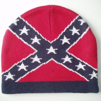 Confederate Battle Flag knit hat