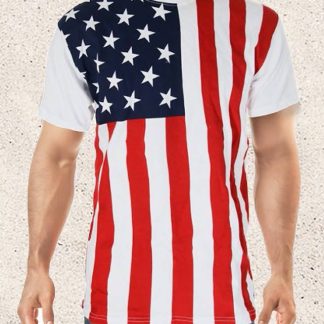 American flag stars and stripes T-shirt, CS-PRBUSA